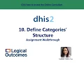 Assignment Walkthrough 10 Define Categories Structure