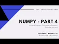 11 NumPy - Part 4