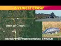 Two Vehicle Crash Near Mahnomen Minnesota
