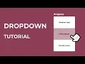How To Create a HTML Dropdown Menu CSS Dropdown Tutorial
