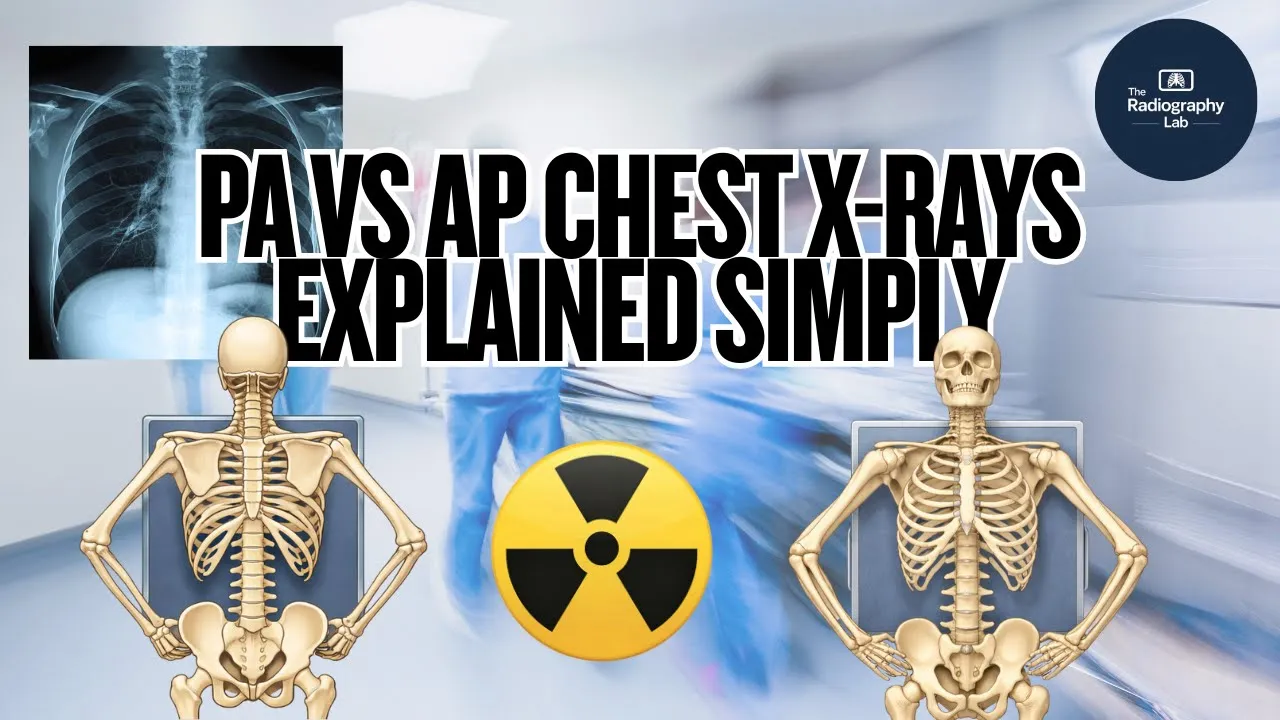 PA vs AP Chest X rays Explained Simply
