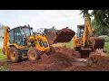 Download Lagu JCB 3DX and 3DX Super 4x4 Drainage Trench Dig and Chamber Installation Together | jcb video