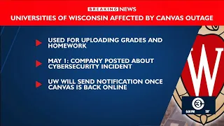 Universities of Wisconsin affected by Canvas outage
