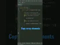 copying elements from one to another array in java