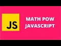 Math pow in Javascript
