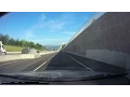 Crash on BC Highway 1 filmed on Dash Cam