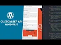 Wordpress Theme Customizer API