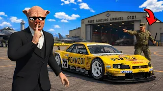 I Stole a Nissan Skyline From Military sa GTA 5