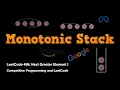 Monotonic Stack - Competitive Programming and Leetcode LeetCode 496 Next Greater Element I