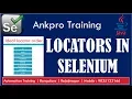 Selenium with Java 7 - Locators in Selenium Locator strategy Locator methods By class