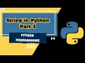 Unlocking the Power of Built-in Functions for Python Strings - Part 3lMUST WATCH