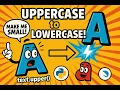 CONVERT UPPERCASE TO LOWERCASE in python program
