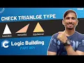 C Program to Check Whether a Triangle is Equilateral Isosceles or Scalene - Logic Building With C