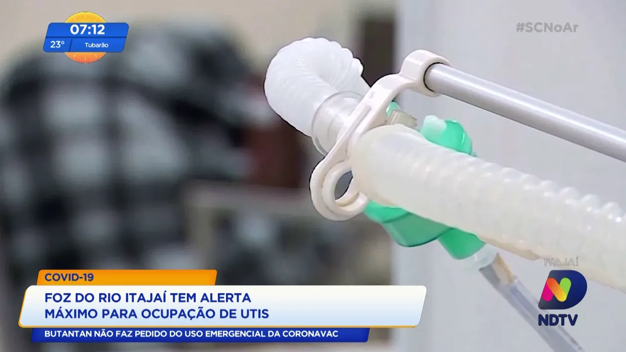 Alerta: Foz do Rio Itajaí está com a ocupação máxima em leitos de UTI