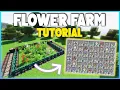 Minecraft EASY Flower Farm Tutorial 1 20 350 Items