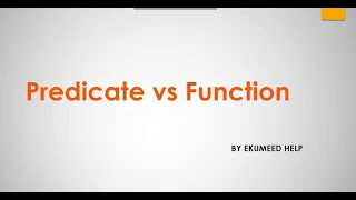 Java 8 Predicate vs Function