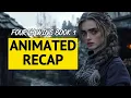 Fully Animated Fourth Wing Recap Violet s Journey to Becoming a Dragon Rider Book 1
