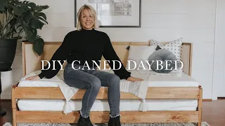 DIY Caned Daybed Ikea Hack Daytime Sofa Large Night Time Guest Bed
