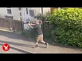 Download Lagu Shocking moment police officer is attacked in crossbow ambush