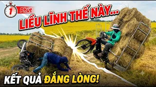Xem cảnh xe chở rơm ở miền tây kịch tính quá