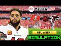 BUCS vs FALCONS NFL WEEK 1 MADDEN 25 PREDICTIONS