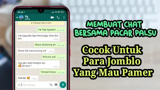 cara membuat fake chat whatsapp real seperti asli