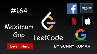 Maximum Gap Bucket Sort Maths 164 LeetCode LeetCode Explore Day 30