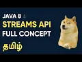 Java streams api in tamil Full concepts Java 8 Filter Map Reduce