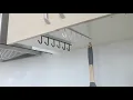 Under Cabinet Mug Hanger Cup Holder Metal Storage Rack with Hooks