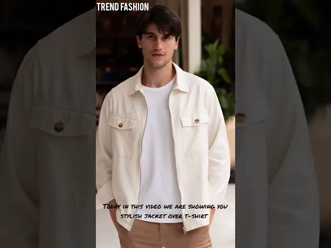 White Jacket For Mens !! @Trend_Fashion_ #newfashion #mensfashion