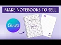 How To Create a Digital Notebook in Canva 2025 Perfect For KDP Etsy