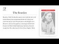 The Beatles Wikipedia by Comovid AI platform