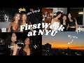 FIRST WEEK of NYU