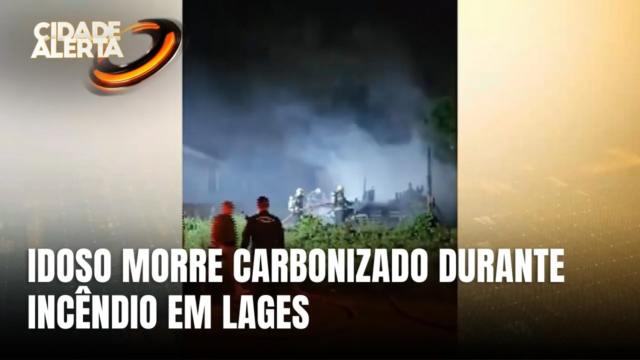 Idoso morre em incêndio em Lages e embarcação pega fogo em BC