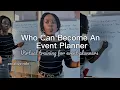 Should You Become An Event Planner The Truth No One Tells You Day 1 Event Planners Training