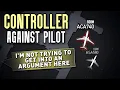 Lagu SFO Controller is Literally Forcing the Pilot to Leave the Gate. Real ATC Audio