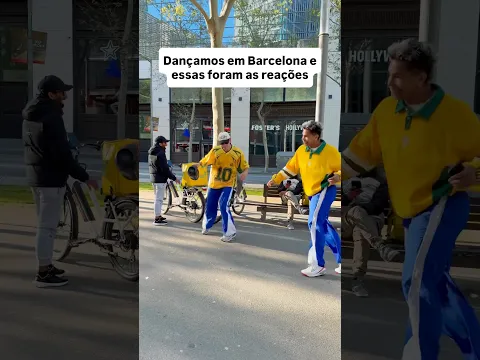 Dançamos em Barcelona e essas foram as reações