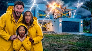 LIGHTNING STRUCK OUR HOUSE..