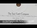 Larry Heard Presents: Mr. White - The Sun Can't Compare (Edit) (Alleviated Records | 2006)