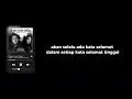 Download Lagu Selamat (Selamat Tinggal) - Virgoun ft. Audy Music Lyric