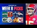 NFL Predictions and Picks For EVERY Week 8 Game Commanders at Chiefs Best Bets
