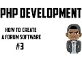 PHP How To Create A Forum Software - Creating The Home Page