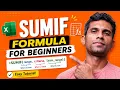SUMIF formula Excel Beginners Tutorial