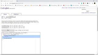 AP-1 wordsWithout Java Tutorial Codingbat com