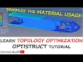 Topology Optimization Tutorial Optistruct Decide the optimum shape