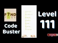 Code Busters Level 111 Walkthrough All Puzzle Solutions Solutionguruji
