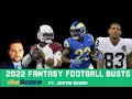 2022 Fantasy Football BUSTS OVERPRICED Players to AVOID ft The Score s Justin Boone