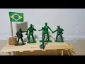 7 de Setembro Desfile Militar soldados de plástico