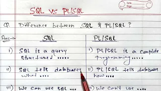 Difference Between SQL and PL-SQL DBMS Learn Coding