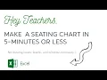 Make a Seating Chart in Five Minutes or Less with Excel